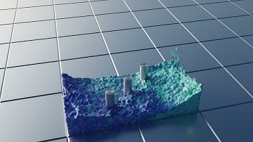Blender FLIP Fluids - Multicolored Liquid and Motion Blur