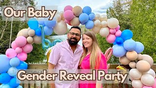 Our Baby Gender Reveal Party