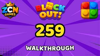 Block Out! Color Sort Puzzle Level 259 Walkthrough | Full Solution