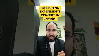 Garfinkel's Breaching Experiments