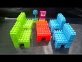 Satisfying DIY TV room / building blocks / block game / lego building blocks MAIMUNA BOLOKS /