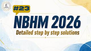 NBHM 2026 Que 23 Solution | MSc/PhD Exam | #nbhm #phd #csirnet #gate