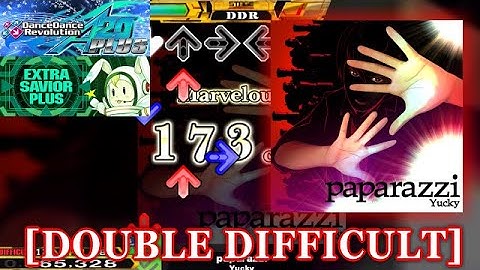 【DDR A20 PLUS】 paparazzi [DOUBLE DIFFICULT] 譜面確認＋クラップ