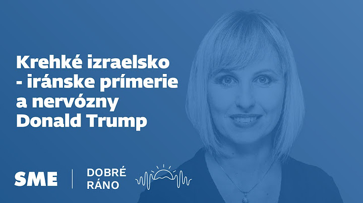 Dobré ráno: Krehké izraelsko - iránske prímerie a nervózny Donald Trump (25.6.2025)