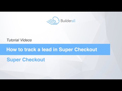 How to track a lead in Super Checkout