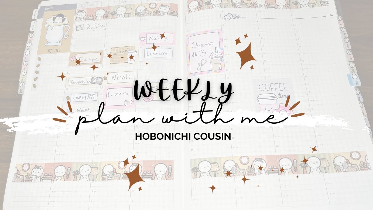 Weekly Plan With Me | Functional Planning In My Hobonichi Cousin 📆