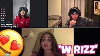 I let my VIRGIN Viewer Rizz his CRUSH...