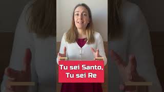 Video thumbnail of "Tu sei Santo, Tu sei re - Giulia Parisi | Preghiera in Canto | #shorts #shortsyoutube #shortsvideo"