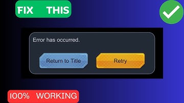 How to Fix “Error has occurred” on dragon ball legends