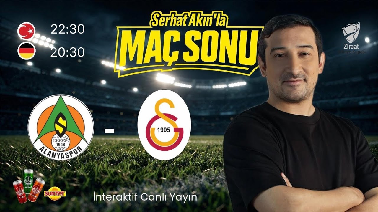 Serhat Akın’la Maç Sonu | Alanyaspor - Galatasaray | Ziraat Türkiye Kupası CANLI