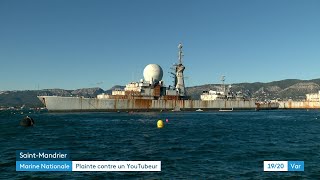 Var : la Marine Nationale porte plainte contre un youtubeur