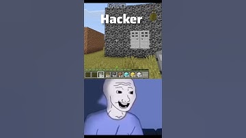 Noob vs pro vs hacker #minecraft #shortsfeed