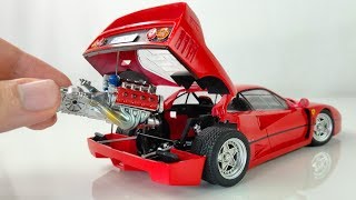 Building a Perfect Tiny Ferrari F40 Full Build Step by Step