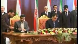 Iranian president visits Tajikistan - CCTV 100105