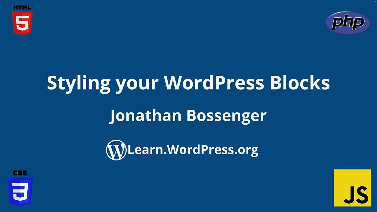 ⁣Styling your WordPress Blocks