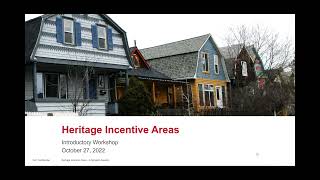 The Heritage Incentives Area program