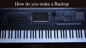 Roland Fantom 6 - Backup to a USB-stick