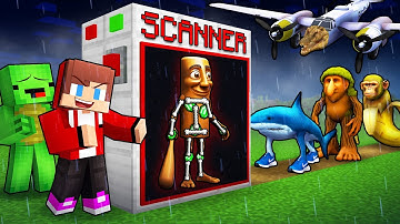 Mikey and JJ Created a Scanner To Find ITALIAN BRAINROT ANIMALS Secrets in Minecraft! (Maizen)