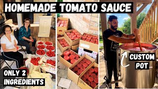 Homemade Tomato Sauce- The Italian Way (7 Steps)