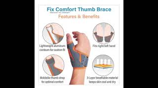 Fix Comfort Thumb Brace - Features & Benefits screenshot 5