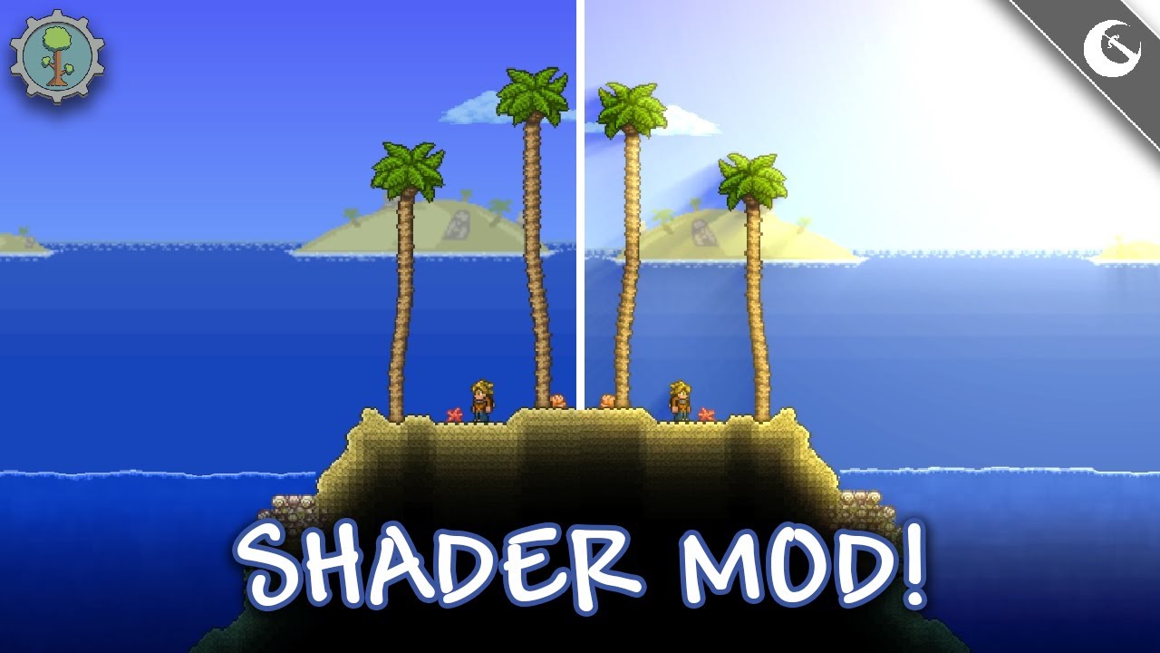 What If Terraria Had A SHADER MOD? [ Lights & Shadow ] YouTube