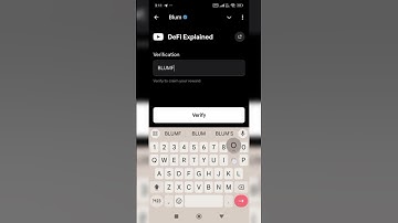 Defi Explained - New BLUM Video Code
