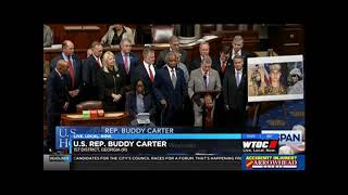 Rep. Buddy Carter Pays Tribute and Holds a Moment of Silence for the Three Fort Stewart Soldiers
