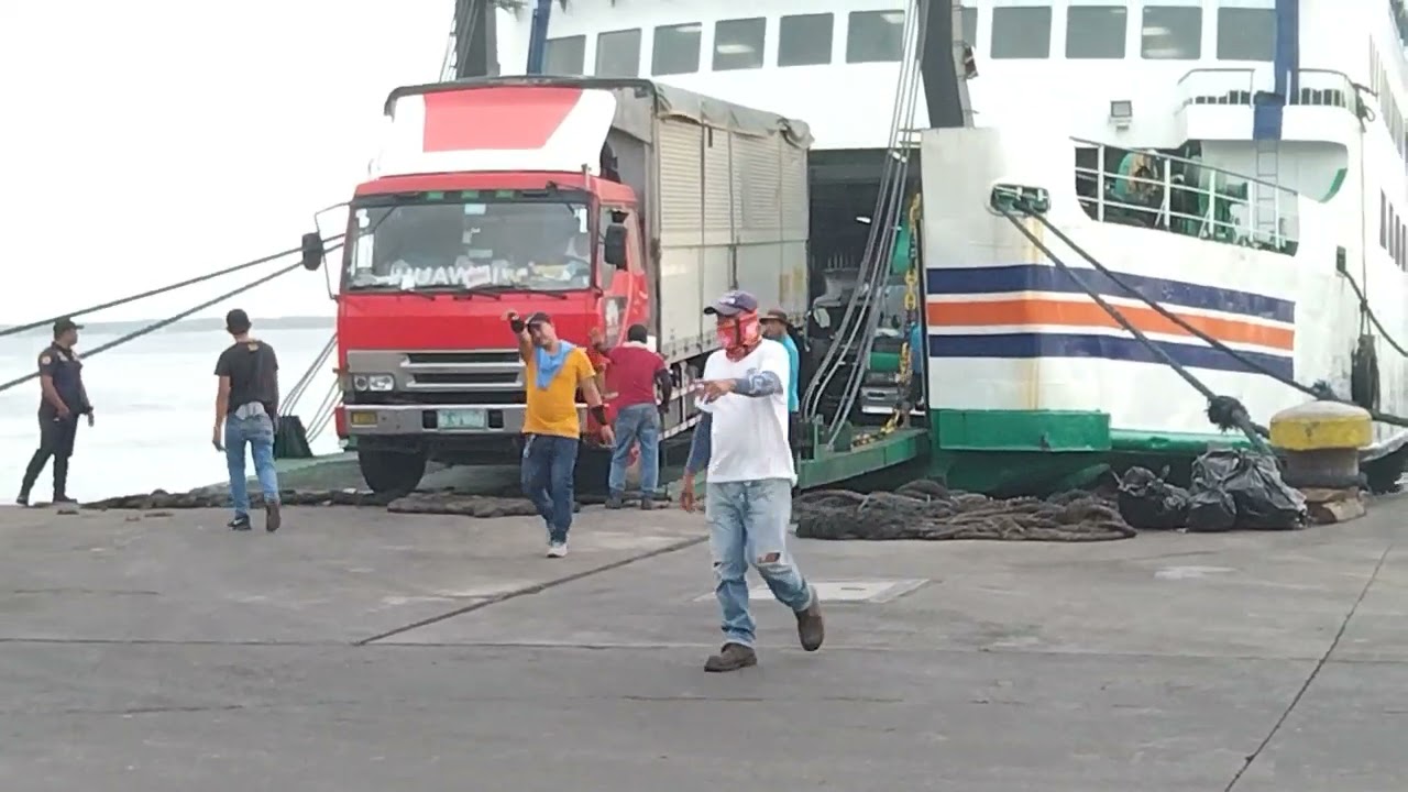 loading sta clara shipping port of allen samar🥰🤗