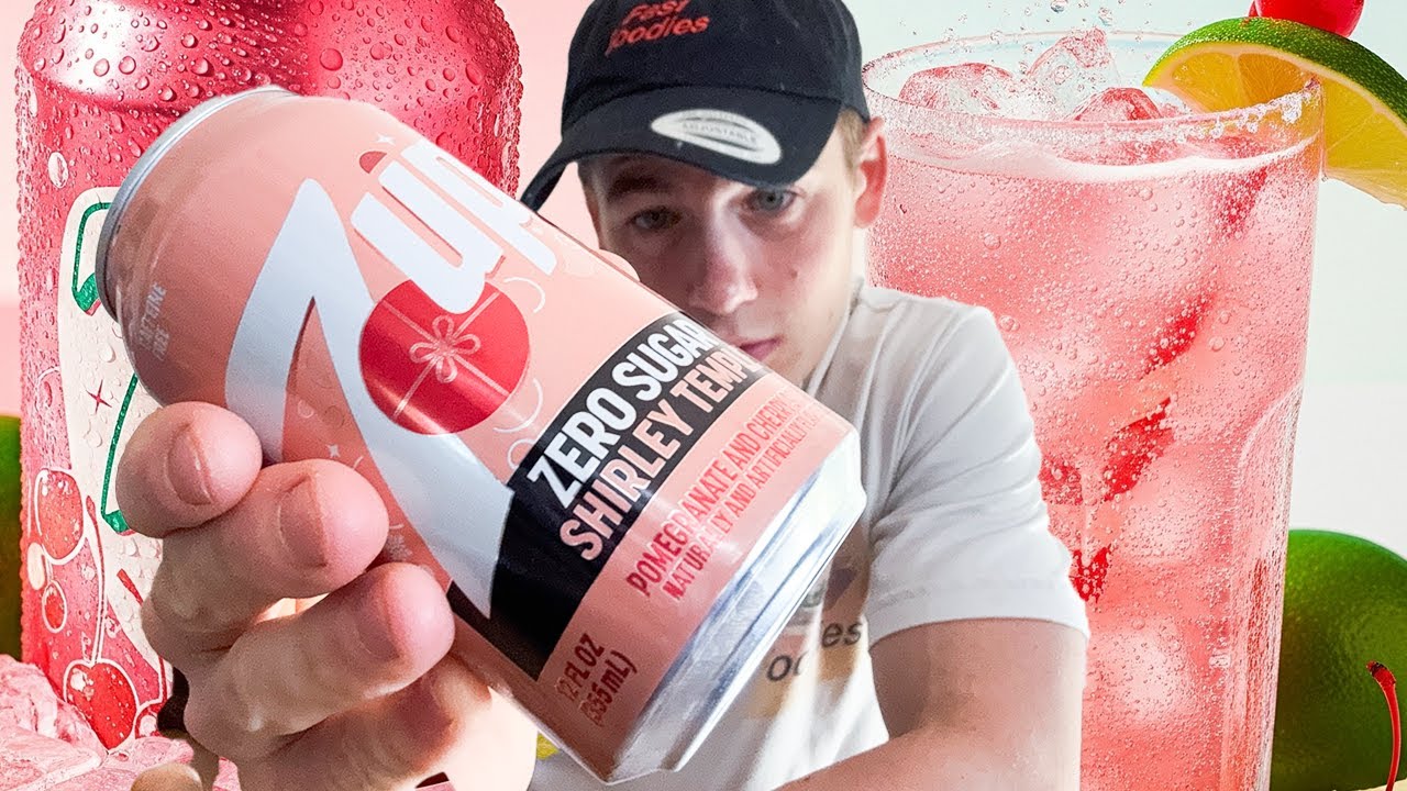 🍒🥤 НОВЫЙ обзор Shirley Temple 7UP! 😍 Лучшая газировка в стиле ретро?! ✨🍋