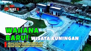 Linggarjati Lagoon, a swimming pool with a cafe and restaurant atmosphere at the foot of Mount Ci...