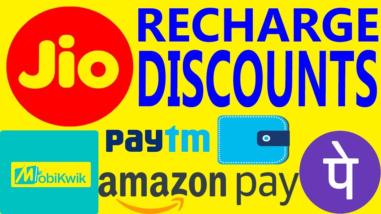 Jio Recharge Discounts And Cashback Offers Data Dock YouTube