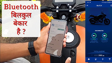 Yamaha FZx Bluetooth Feature Review | How To Connect | is it Worth ? | FZ x Bluetooth |