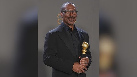 Eddie Murphy receives special Golden Globe award; gives keys to success in speech