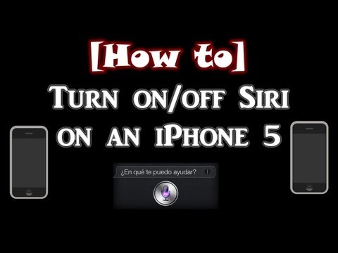 Wie man Ein- / Ausschalten Siri auf einem iPhone 4S / 5