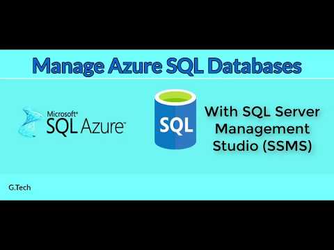Manage Azure SQL Databases with SSMS