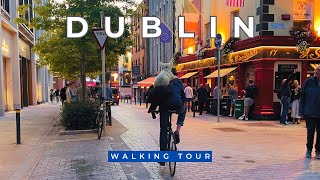 A Hot Evening in Dublin, Ireland: 4K Walking Tour - Sept 2023