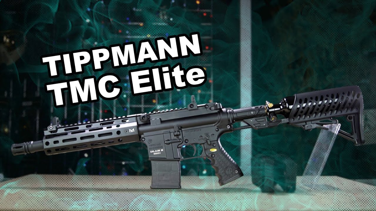 Tippmann TMC Mag Fed Sniper Paintball Marker Black