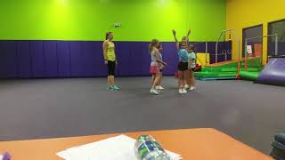 Jacelyn Flier And Her Team Working On A Stunt