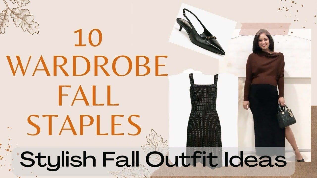 10 Fall Staples | New in my Wardrobe | Stylish Fall Outfit Ideas ...
