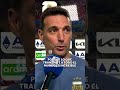 🐐🇦🇷 SCALONI SOBRE LA NOCHE DE MESSI: "NO HAY QUE IMAGINAR, LO VIENE HACIENDO HACE 20 AÑOS"