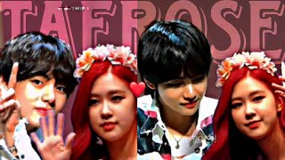 Taehyung and rose at fansign {Fanmade AU}