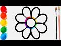 Fleur Dessin et Coloriage pour les Enfants #17 | Comptines Et Chansons | À Bébé Chanson