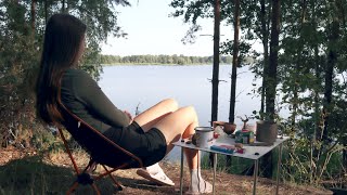 Вело пикник, поход  вдоль реки к заливу. Брест-Бульково.