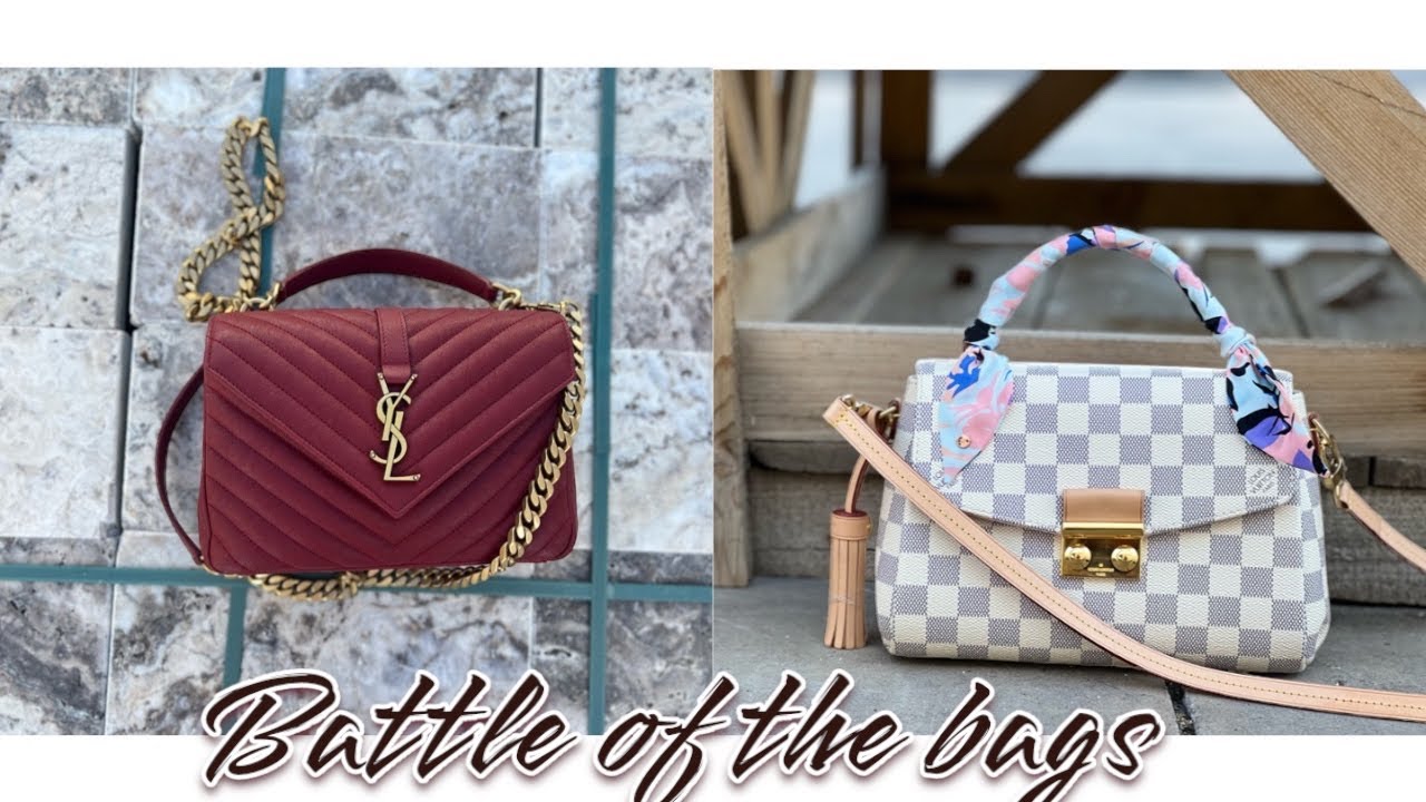 Need help deciding which is better quality. The LV hold me bag or YSL  college medium bag 😭😭😭😭 : r/Louisvuitton