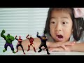 색칠공부를 하면 슈퍼히어로랑 신나게 춤을 춘다고? 헐크 스파이더맨 아이언맨 타노스 ㅣ Superheroes Dance with Ella ㅣ 아엘튜브