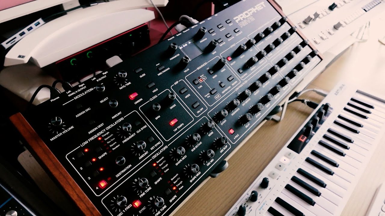 Sequential Prophet Rev2 FM Bass Sound Demo 110bpm YouTube