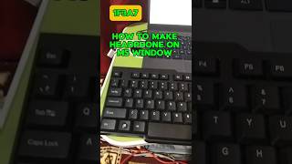 DIY Headphone Icon Word Art || How to make Headphone on ms word #trending #viral #computer #shorts