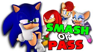 Sonic on SMASH or PASS: Sonic Characters