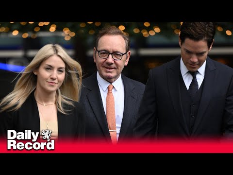Kevin Spacey arrives