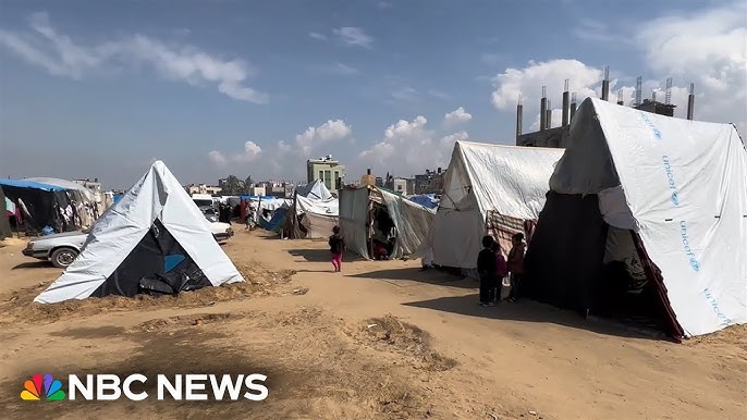 Palestinians Displaced To Rafah Describe Living In Dire Conditions